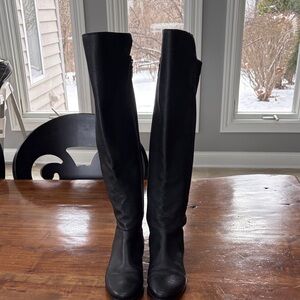 Cole Haan Elegant Black Over the Knee Boots